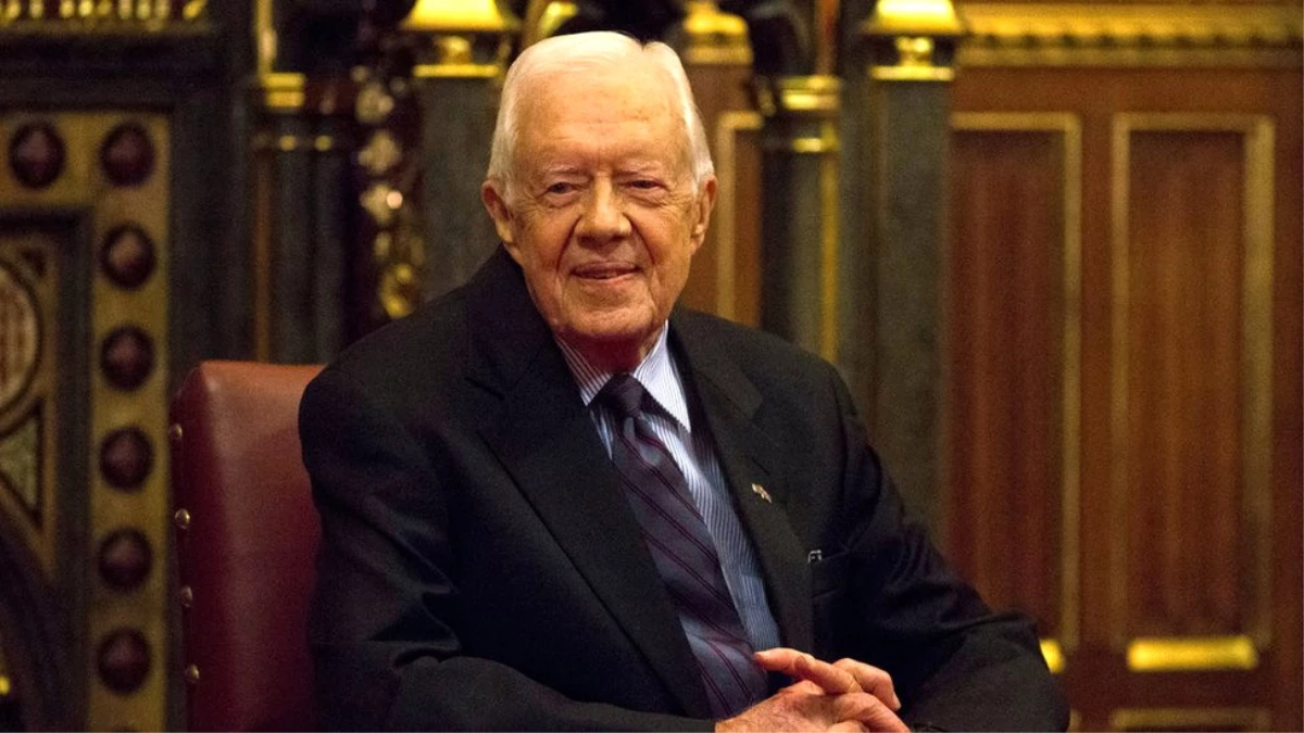 Eski ABD Başkanı Carter Hollandalı Liselilerin Ödevine Yardım Etti