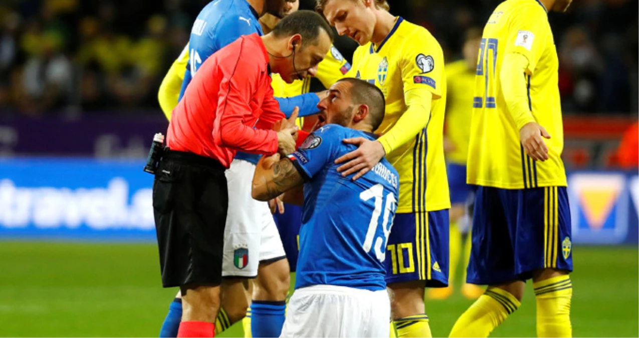 İtalya\'da Gündem Cüneyt Çakır! İtalyan Futbolcu Bonucci: Burnumu Kırdılar, Oyundan Atmadı