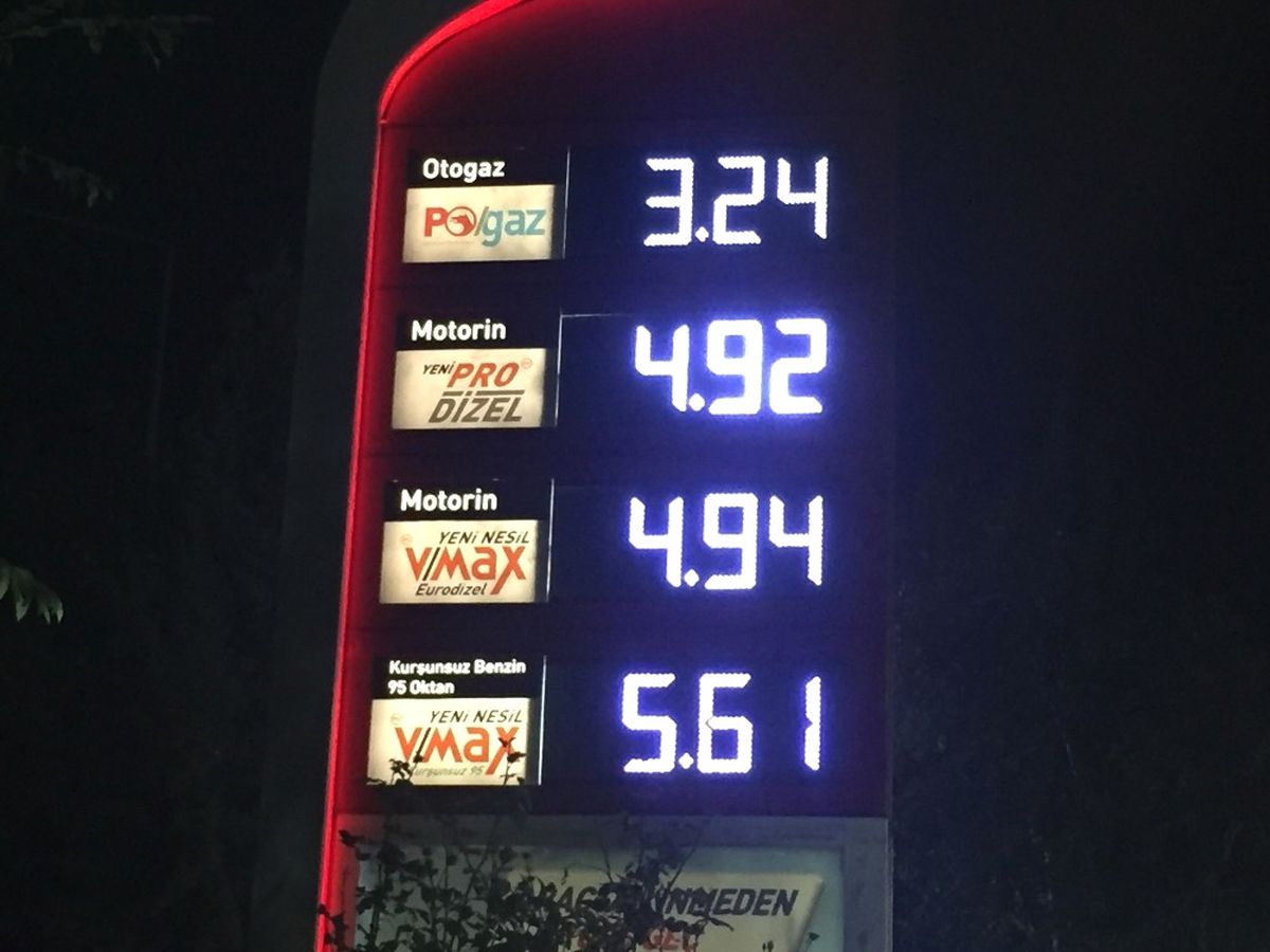 Motorinde Tarihi Fiyat; 11 Kuruş Zam Geldi