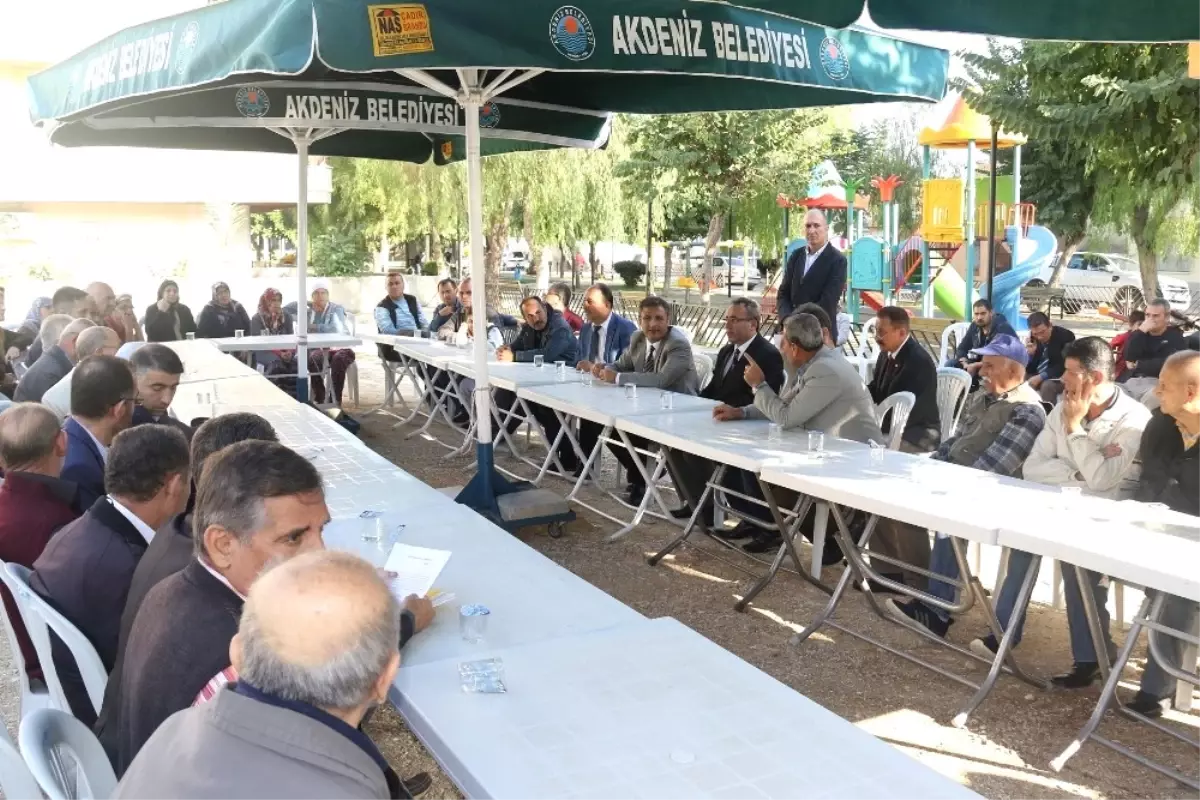 Pamuk, Halkın Sorun ve Taleplerini Dinledi