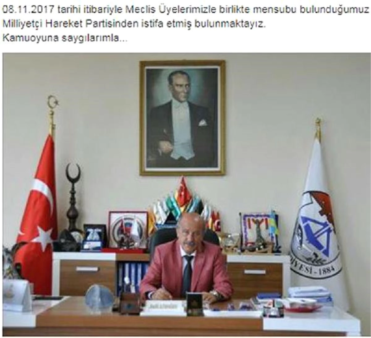 Söğüt Belediye Başkanı Aydoğdu, MHP\'den İstifa Etti