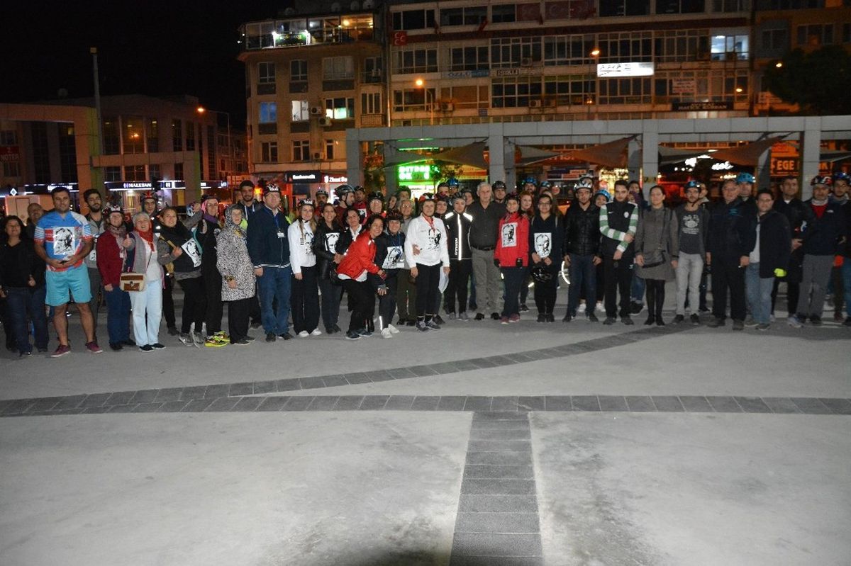 Söke\'de Ata\'ya Saygı İçin Pedal Çevirdiler
