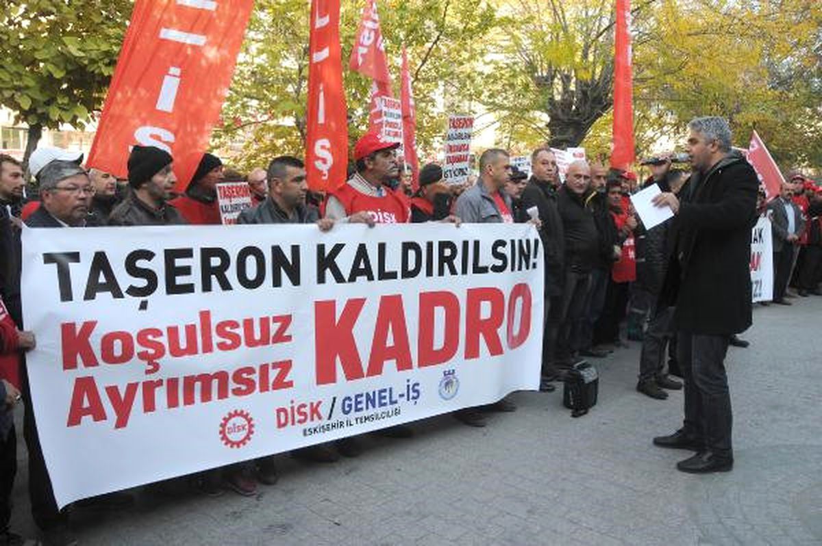 Taşeron İşçilerin Kadro Eylemi