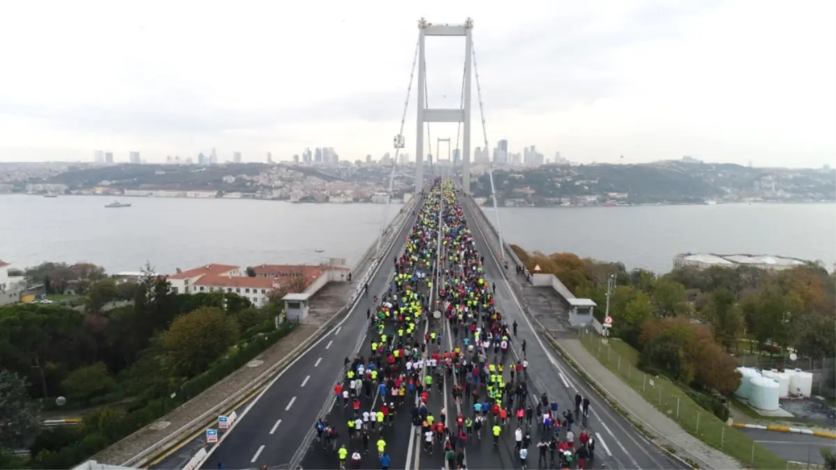 39. İstanbul Maratonu Havadan Görüntülendi