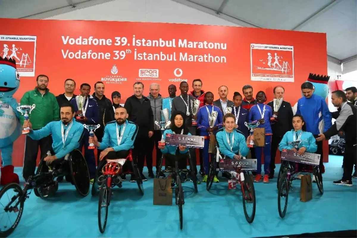 Engelli Atletler Maratona Damga Vurdu