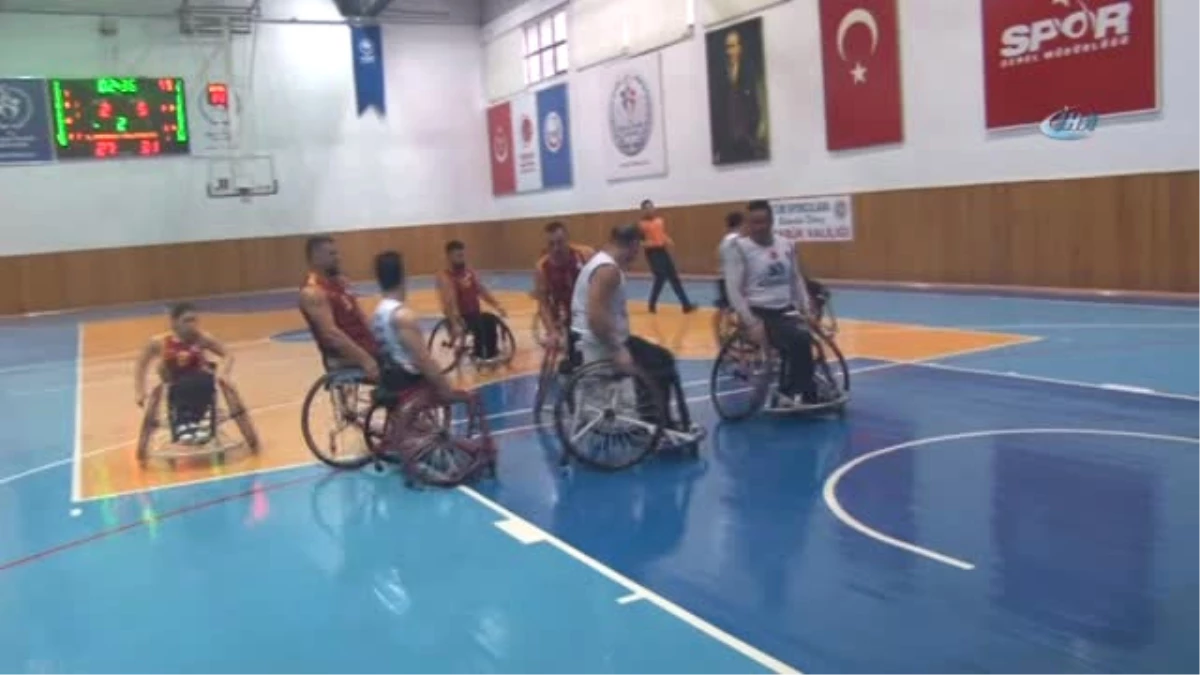 Garanti Bankası Tekerlekli Sandalye Basketbol Süper Ligi - Kardemir Karabükspor: 69 - Galatasaray: ...