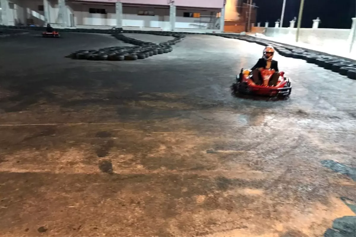 Gümüşhane\'nin Go-Kart Pisti Test Aşamasında