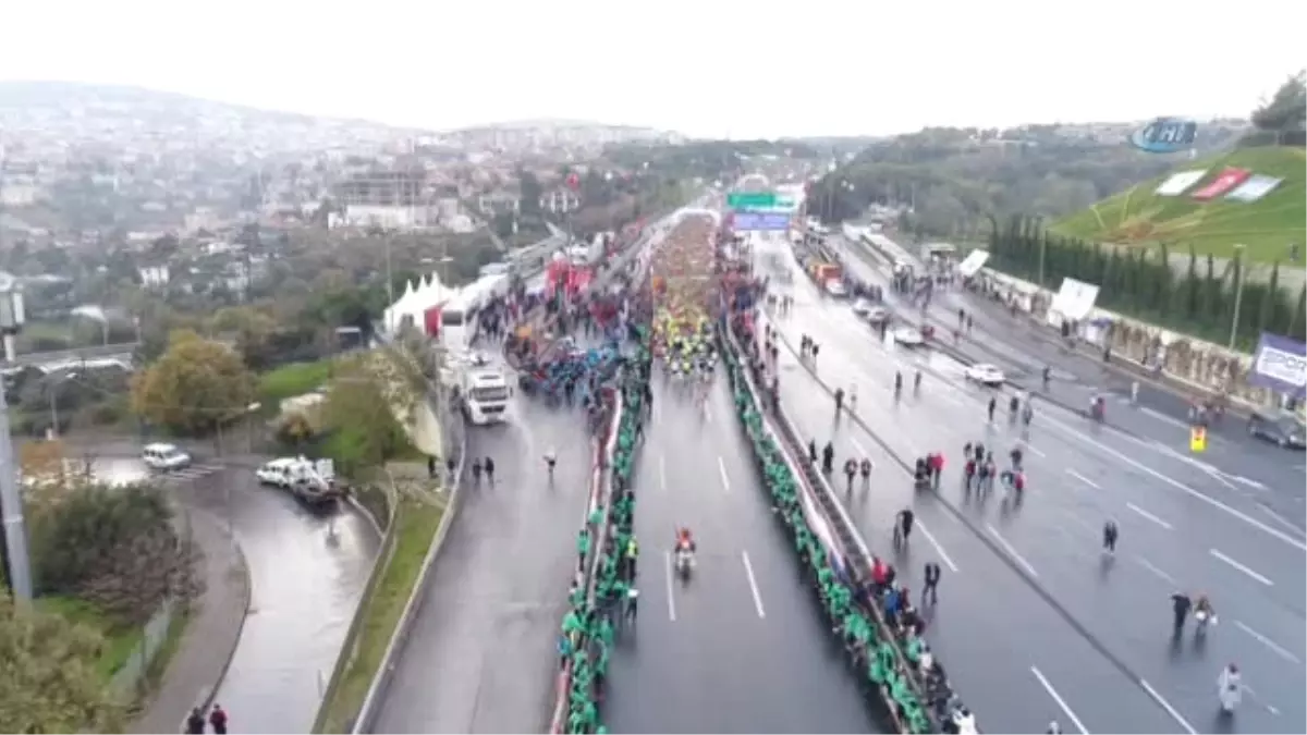 Vodafone 39. İstanbul Maratonu Havadan Görüntülendi