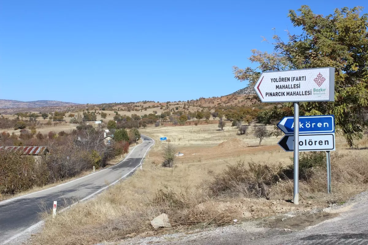 Bozkır\'ın Mahallesi Olan Belde ve Köyler Yeni Tabelalarına Kavuştu