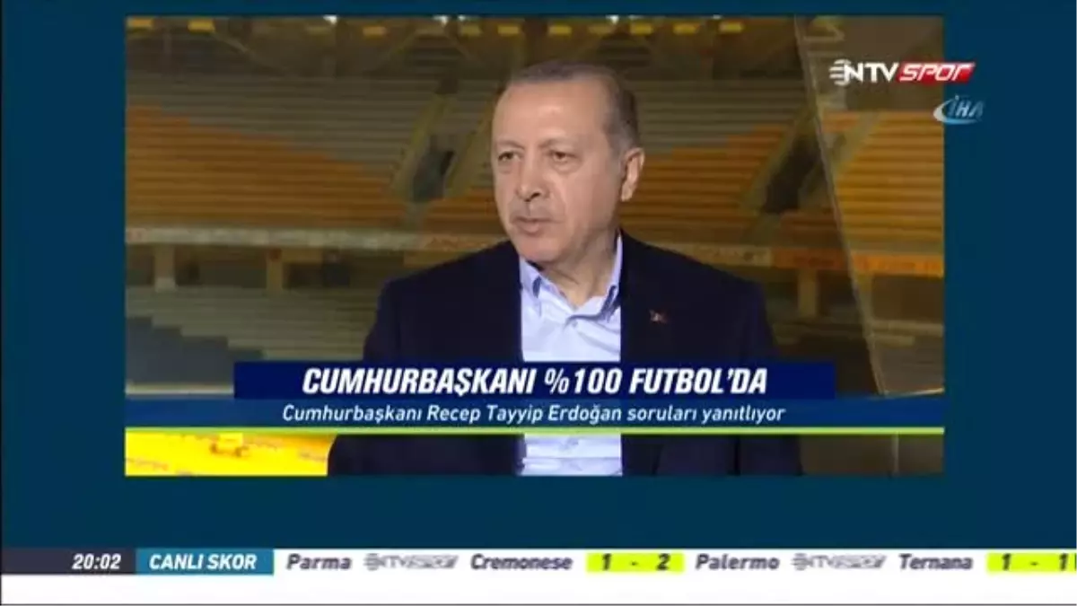 Cumhurbaşkanı Erdoğan: "Futbolla İlişkim 15 Yaşında Başladı"