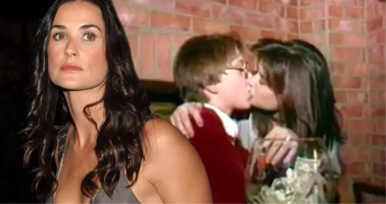 Demi Moore\'un 15 Yaşındaki Çocukla Öpüşürken Çekilen Videosu Ortaya Çıktı