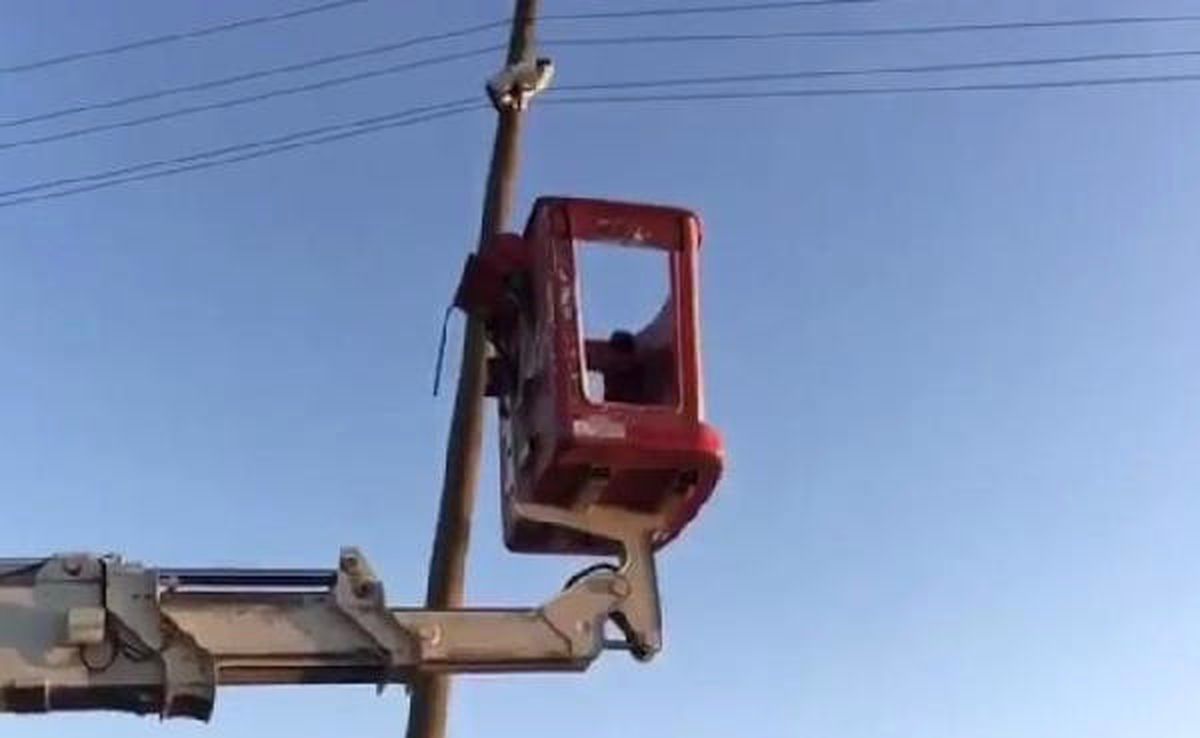 Direkte Kalan Kediyi Uedaş Ekipleri Kurtardı