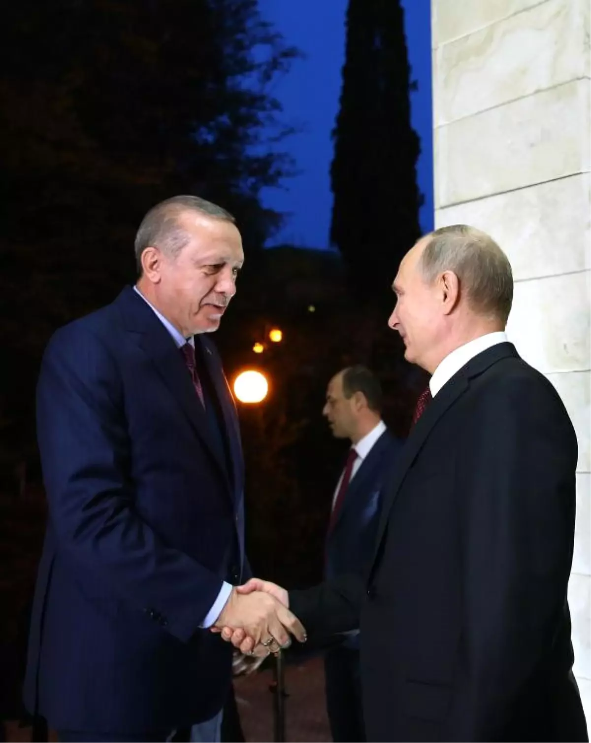 Erdoğan ve Putin Görüşmesi Başladı