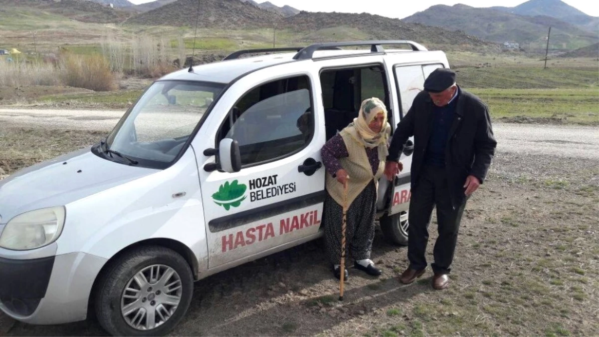 Hozat Belediyesi, 100\'ün Üzerinde Hastanın Naklini Sağladı