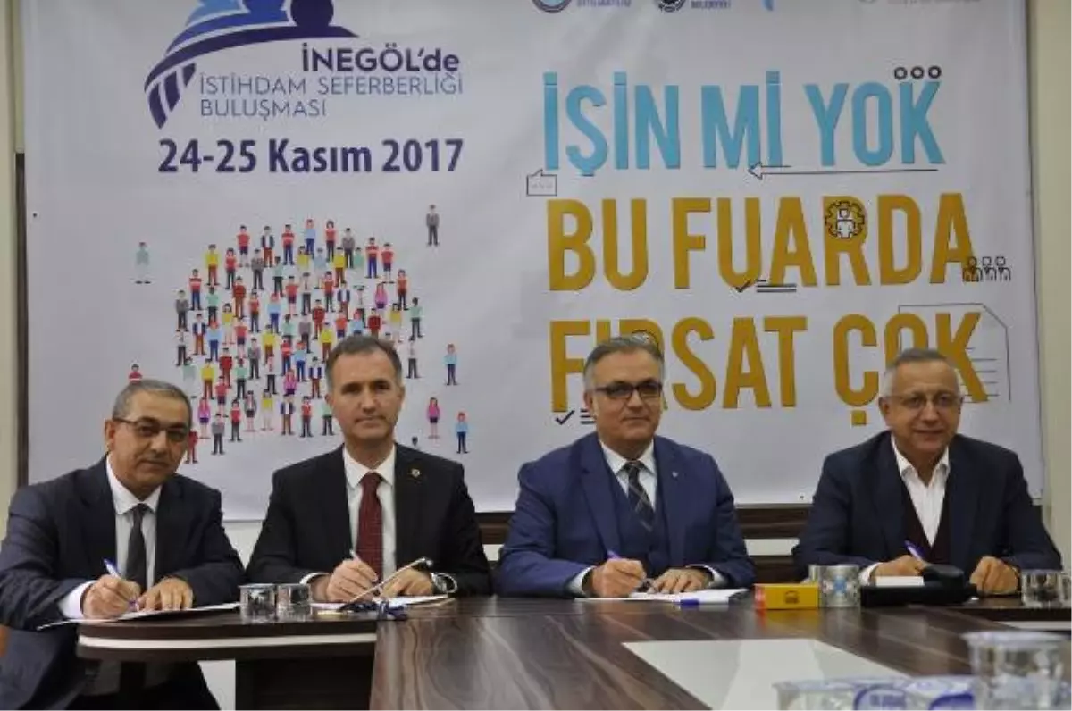 İnegöl İstihdam Fuarı\'nda İş Arayanlarla İşçi Arayanlar Buluşacak