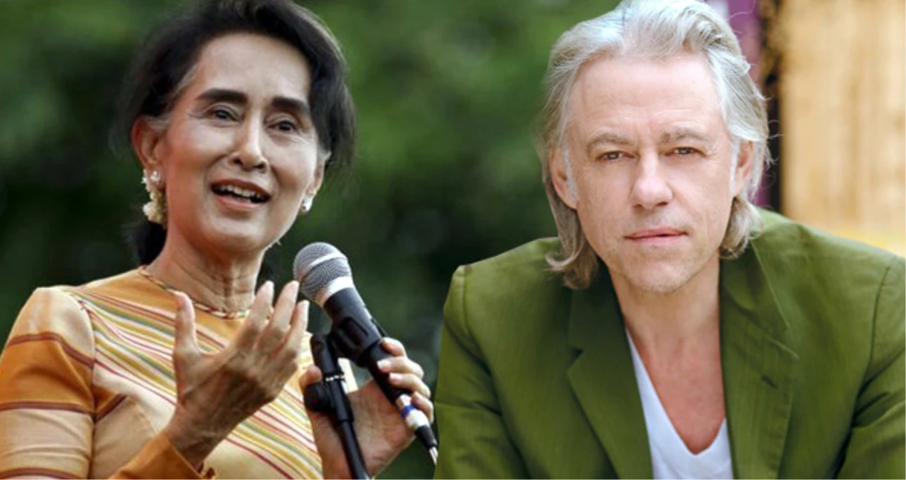 "Myanmar Lideriyle Aynı Ödülü Almak Utanç" Diyen Bob Geldof, Verilen Ödülü İade Edecek