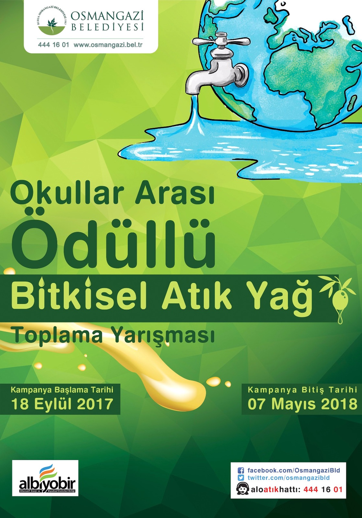 Osmangazi\'de Öğrenciler Geri Dönüşüm İçin Yarışacak