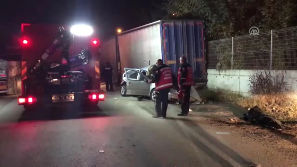 Trafik Kazası: 1 Ölü, 1 Yaralı