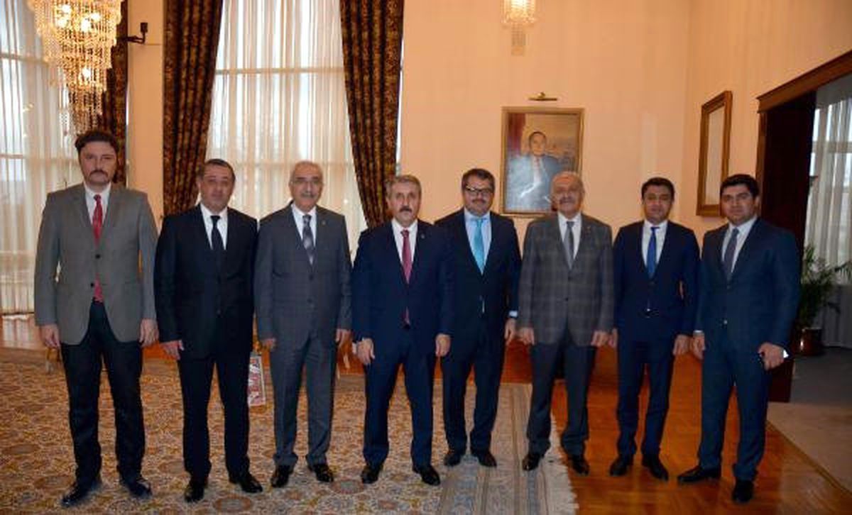 BBP Lideri Destici, Azerbaycan Büyükelçisi İbrahim\'i Ziyaret Etti