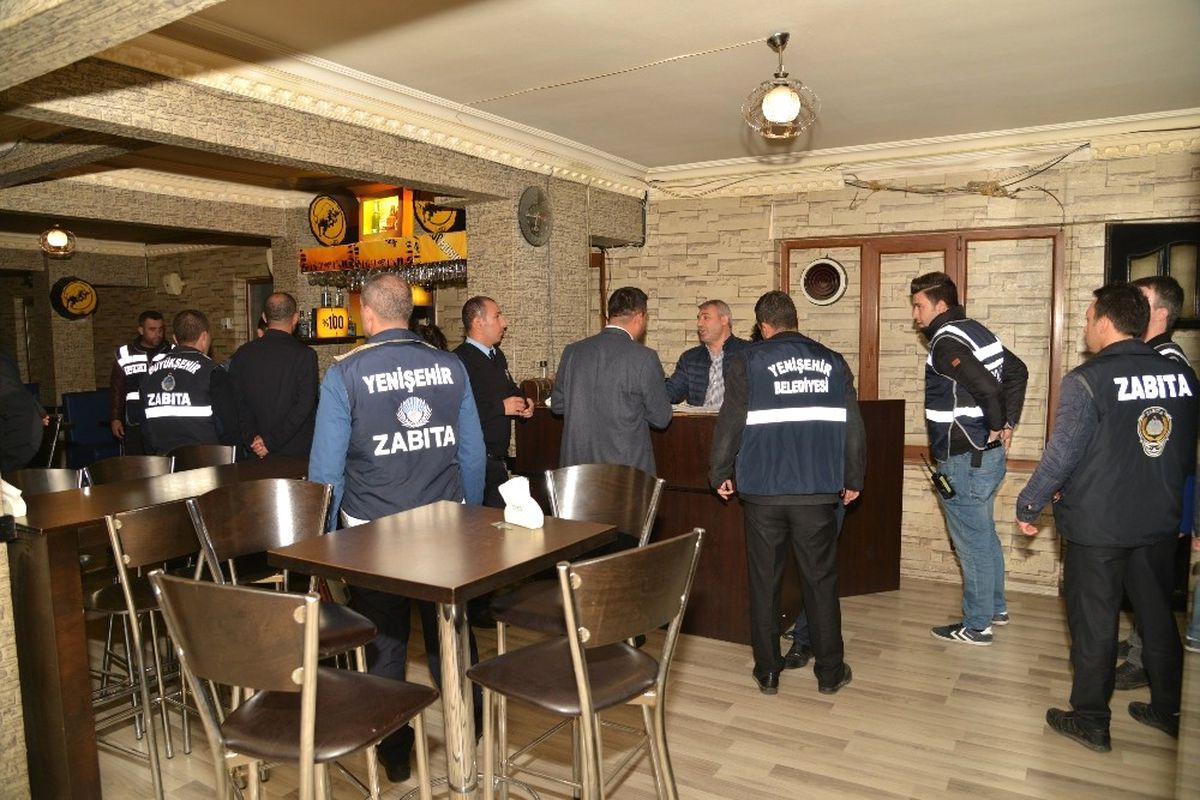 Belediye Ekipleri Eğlence Yerlerini Denetledi