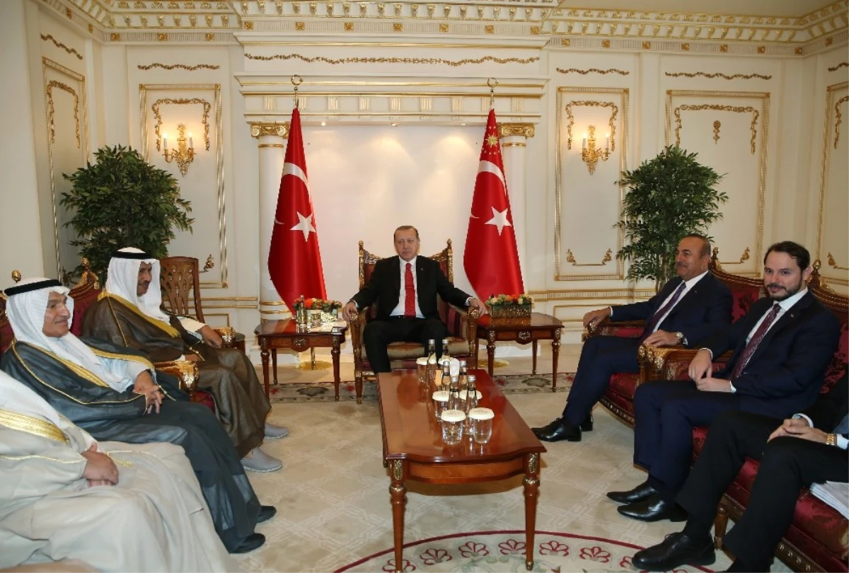 Cumhurbaşkanı Erdoğan, Kuveyt Başbakanı El Sabah\'ı Kabul Etti