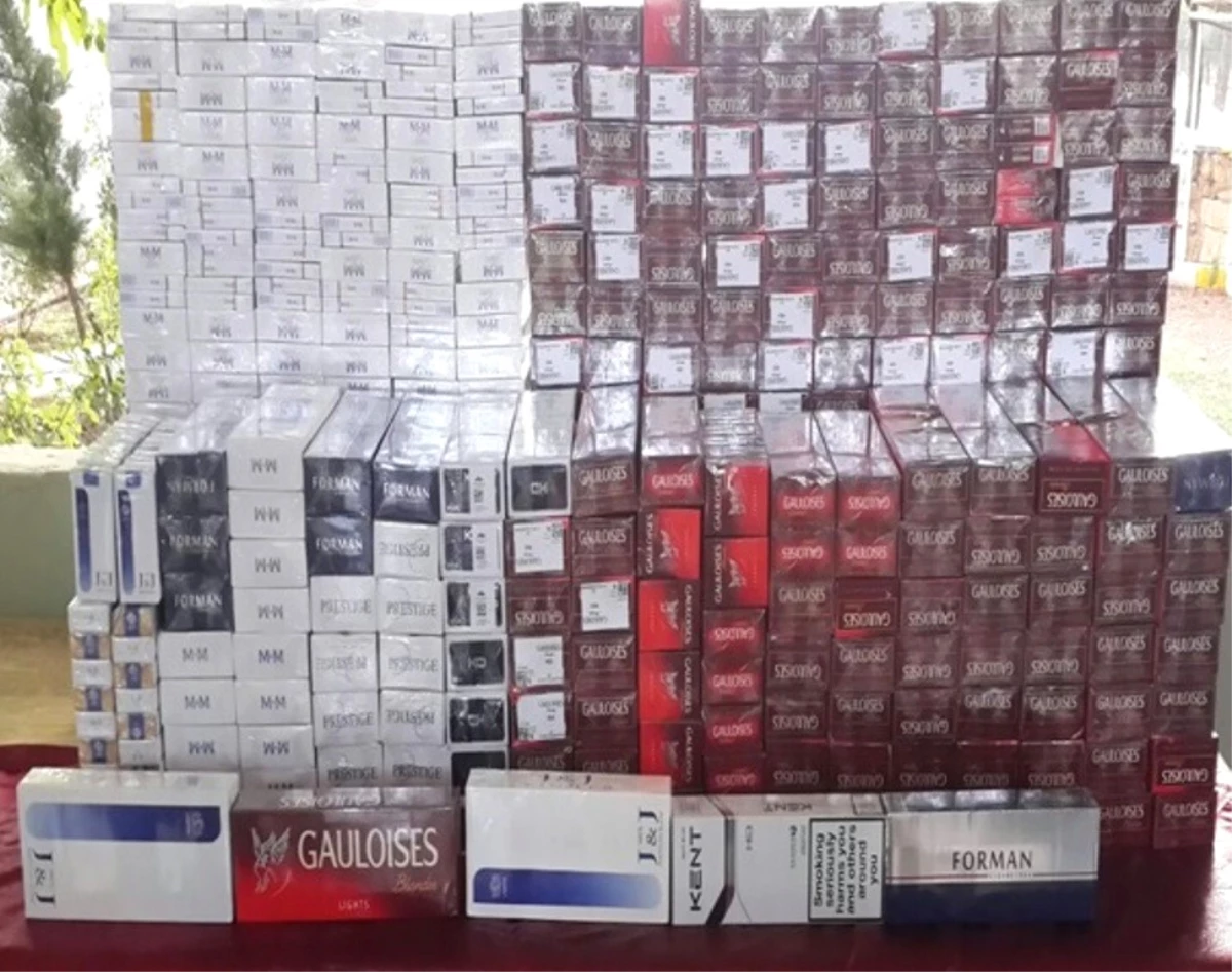 Mardin\'de 5 Bin 100 Paket Kaçak Sigara Ele Geçirildi