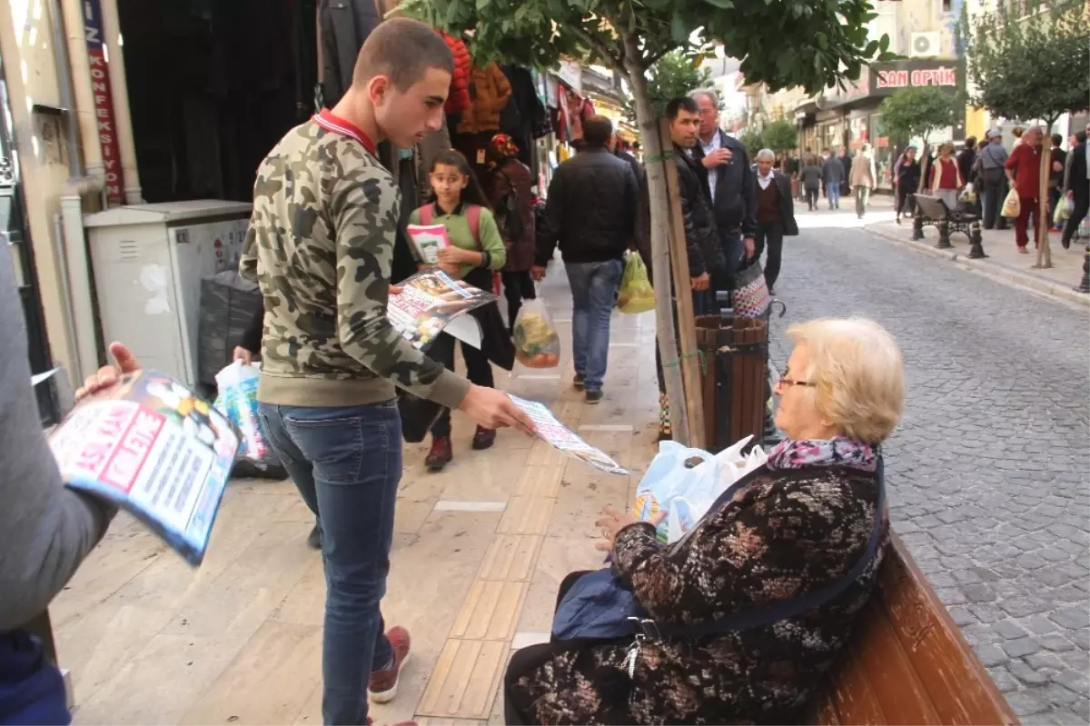 Milas Ülkü Ocakları Gençleri Uyuşturucuya Karşı Bilgilendirdi