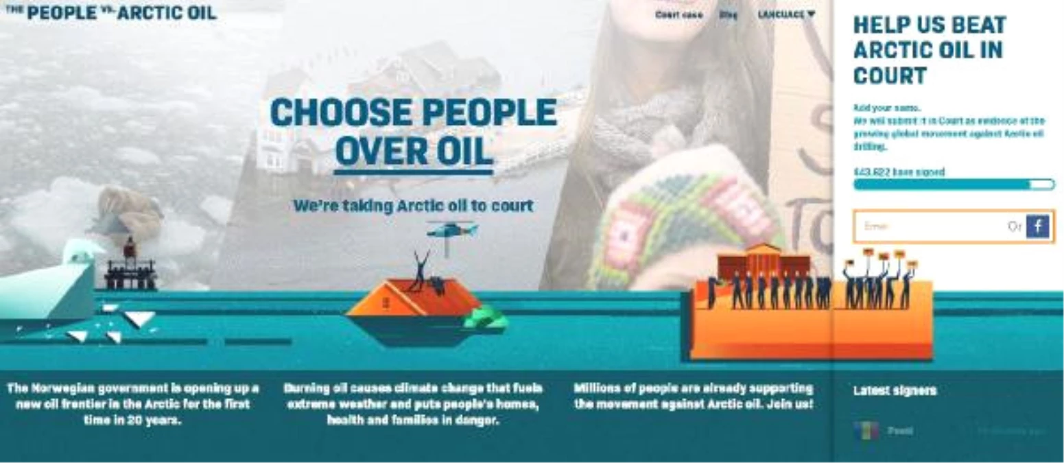 Norveç\'in Kutuplardaki Petrol Arama Planları Mahkemelik
