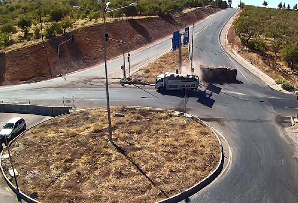 Siirt\'te Trafik Kazaları Mobese Kameralarına Yansıdı