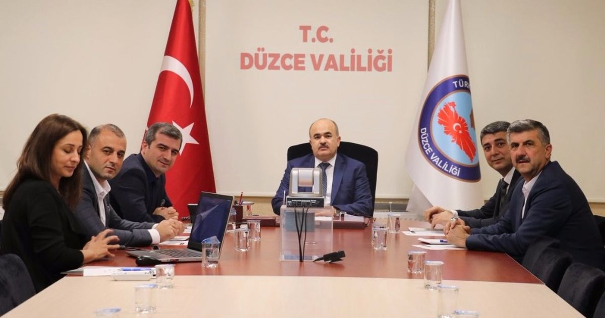 Vali Zülkif Dağlı Başkanlığında Bir Araya Geldiler