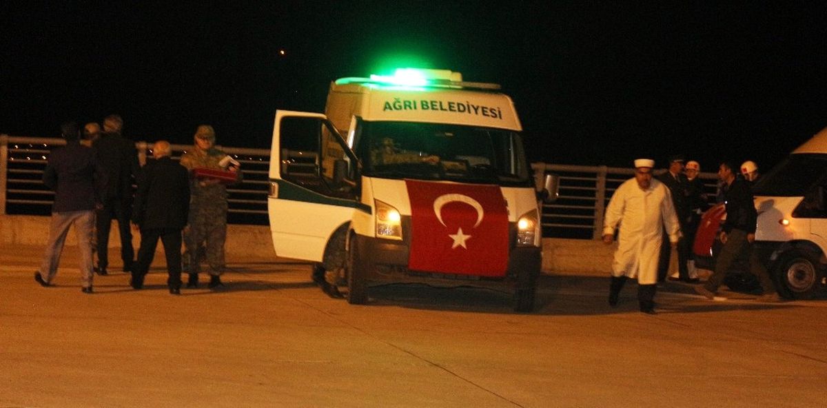 Ağrı Şehidi Memleketine Uğurlandı