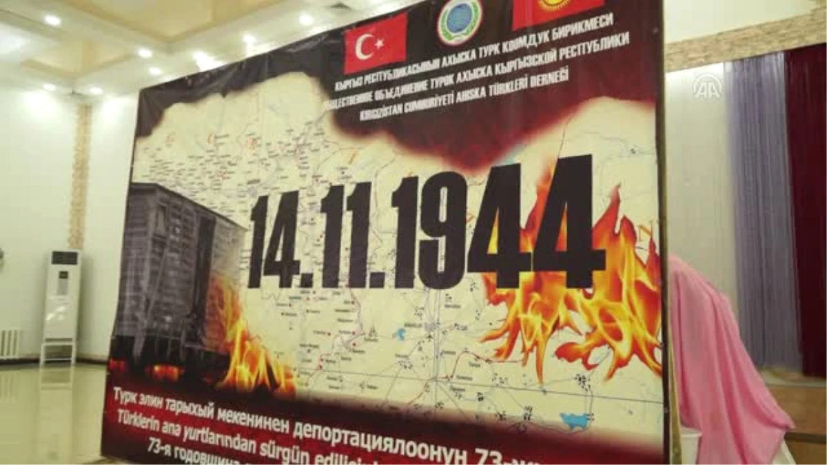 Ahıska Türklerinin Sürgün Edilişlerinin 73. Yılı - Bişkek