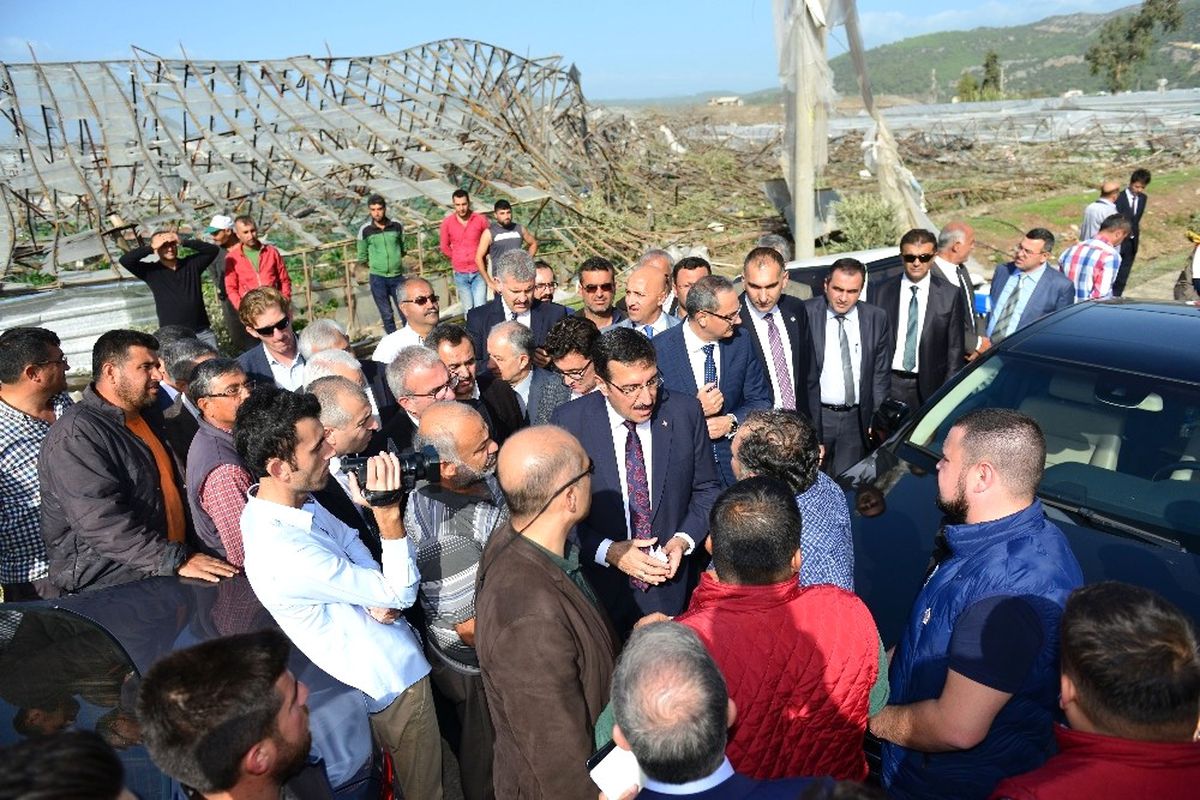 Bakan Tüfenkci Afet Bölgesinde