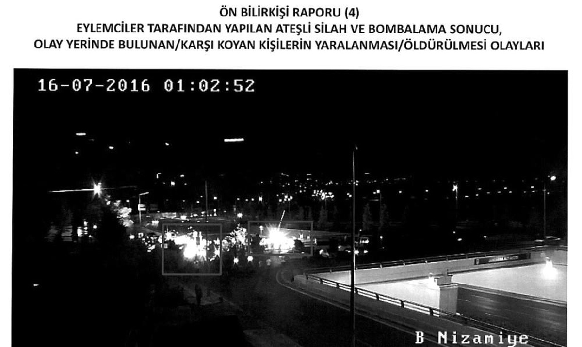 Gözü Dönmüş Darbecilerin Vatandaşlara Ateş Etme Anı Bilirkişi Raporunda