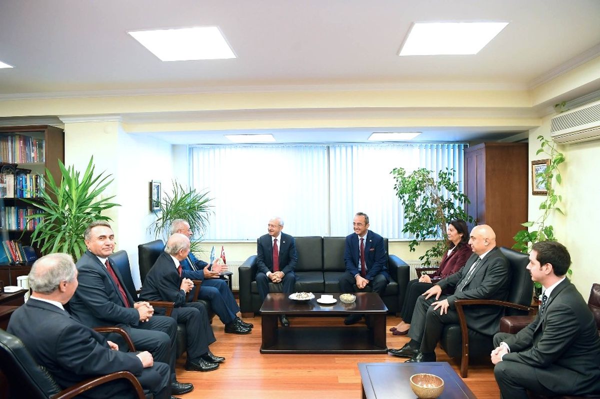Kılıçdaroğlu\'ndan DSP\'ye Ziyaret