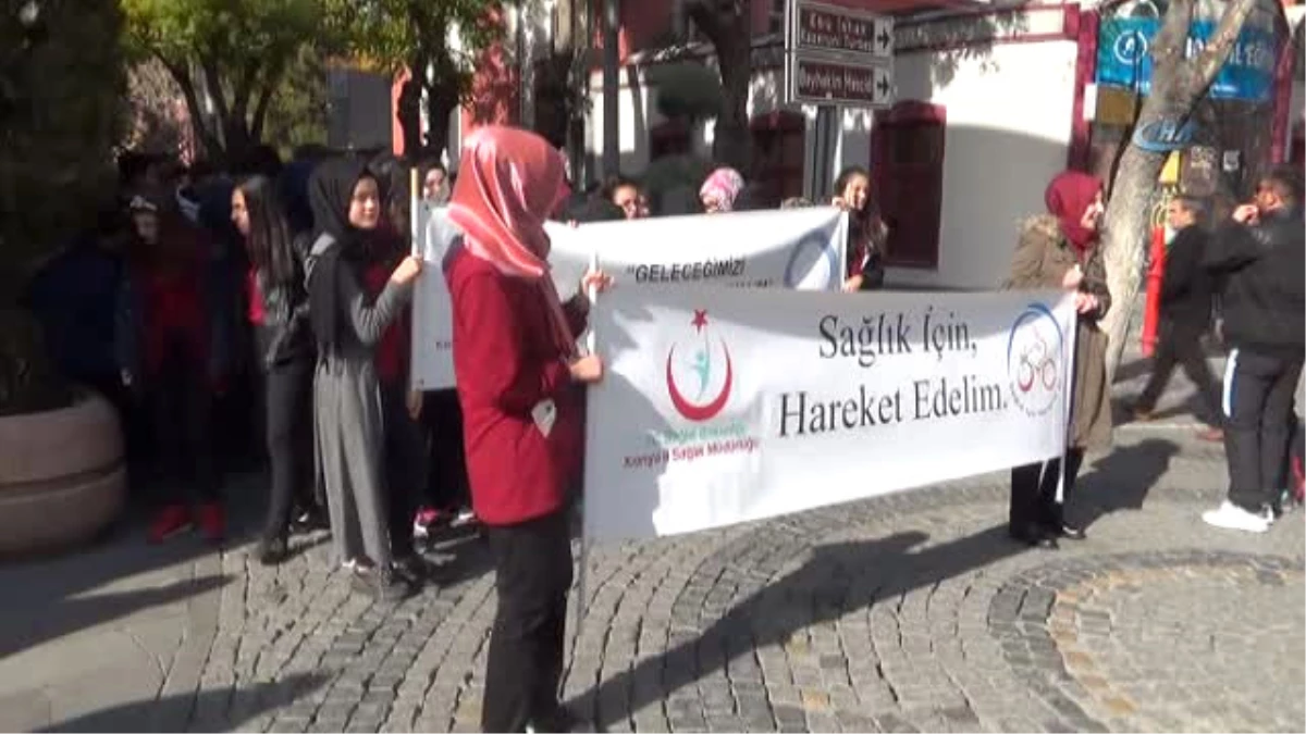 Konya\'da Dünya Diyabet ve Koah Günü Yürüyüşü Gerçekleşti