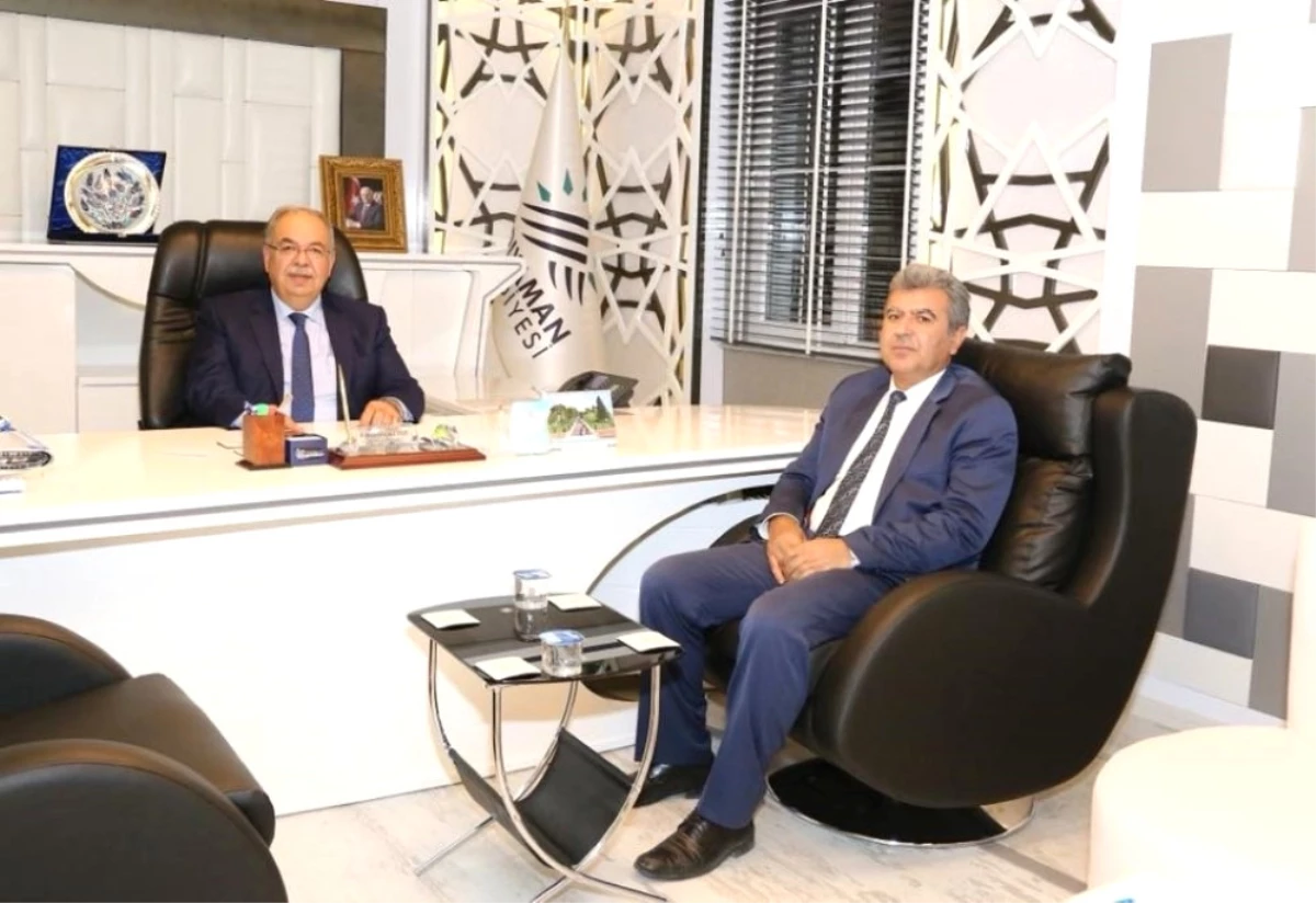 Şambayat Belediye Başkanı Arıcı\'dan Başkan Kutlu\'ya Ziyaret
