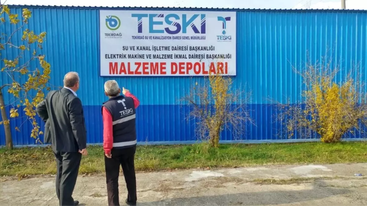 Teski Genel Müdürü Başa Çorlu Yeni Lojistik Merkezini İnceledi