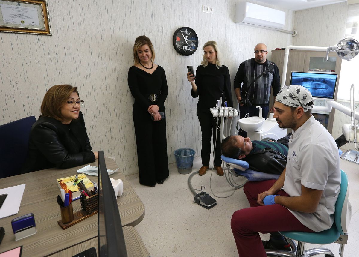 Başkan Şahin, İnayet Topçuoğlu Hastanesini İnceledi