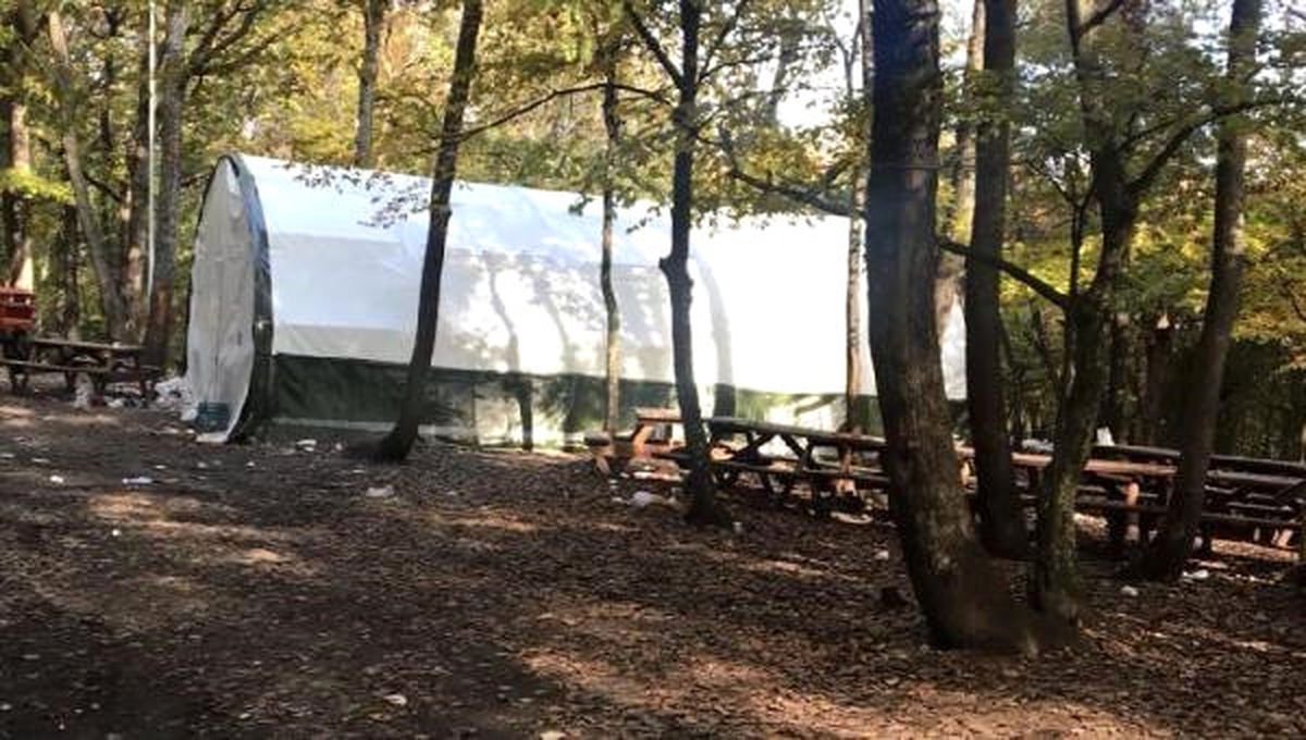 Belgrad Ormanı\'na Kurulan Çadır Kumarhaneye Baskın
