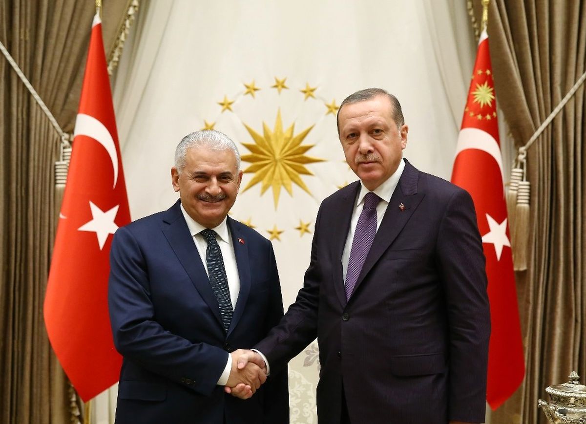Cumhurbaşkanı Erdoğan, Başbakan Yıldırım\'ı Kabul Etti