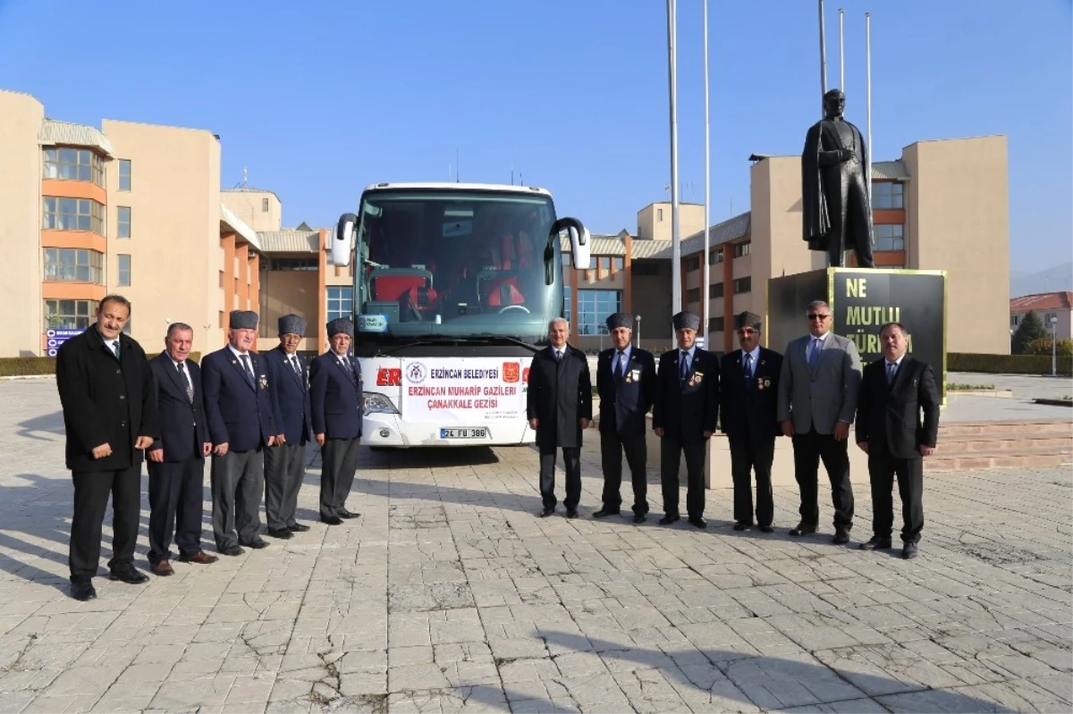 Erzincan Belediyesinden Gazilere Çanakkale Gezisi