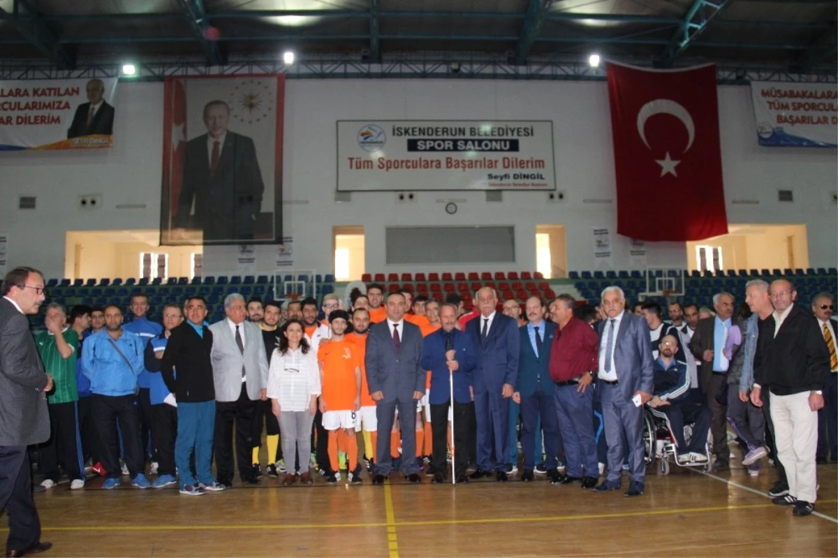 Görme Engelliler Futsal Şampiyonası, İskenderun\'da Başladı