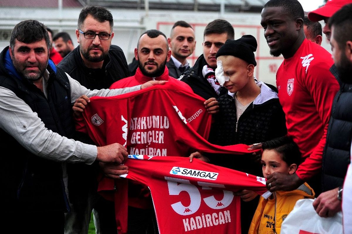 Lösemili Kadircan\'a Samsunspor Morali
