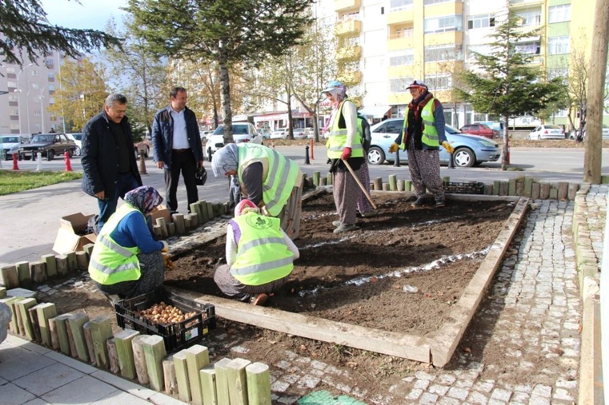 Seydişehir Belediyesi Lale, Sümbül ve Nergis Soğan Ekimi Yaptı