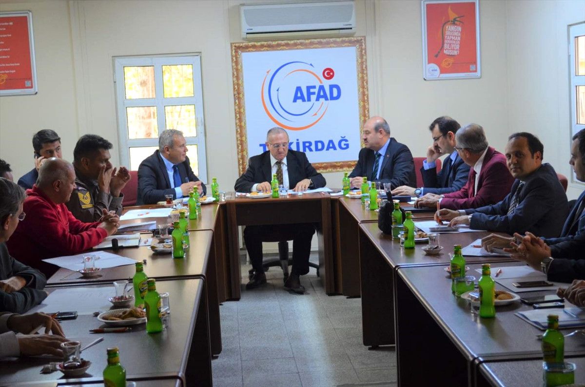 Tekirdağ\'da Kış Tedbirleri Toplantısı