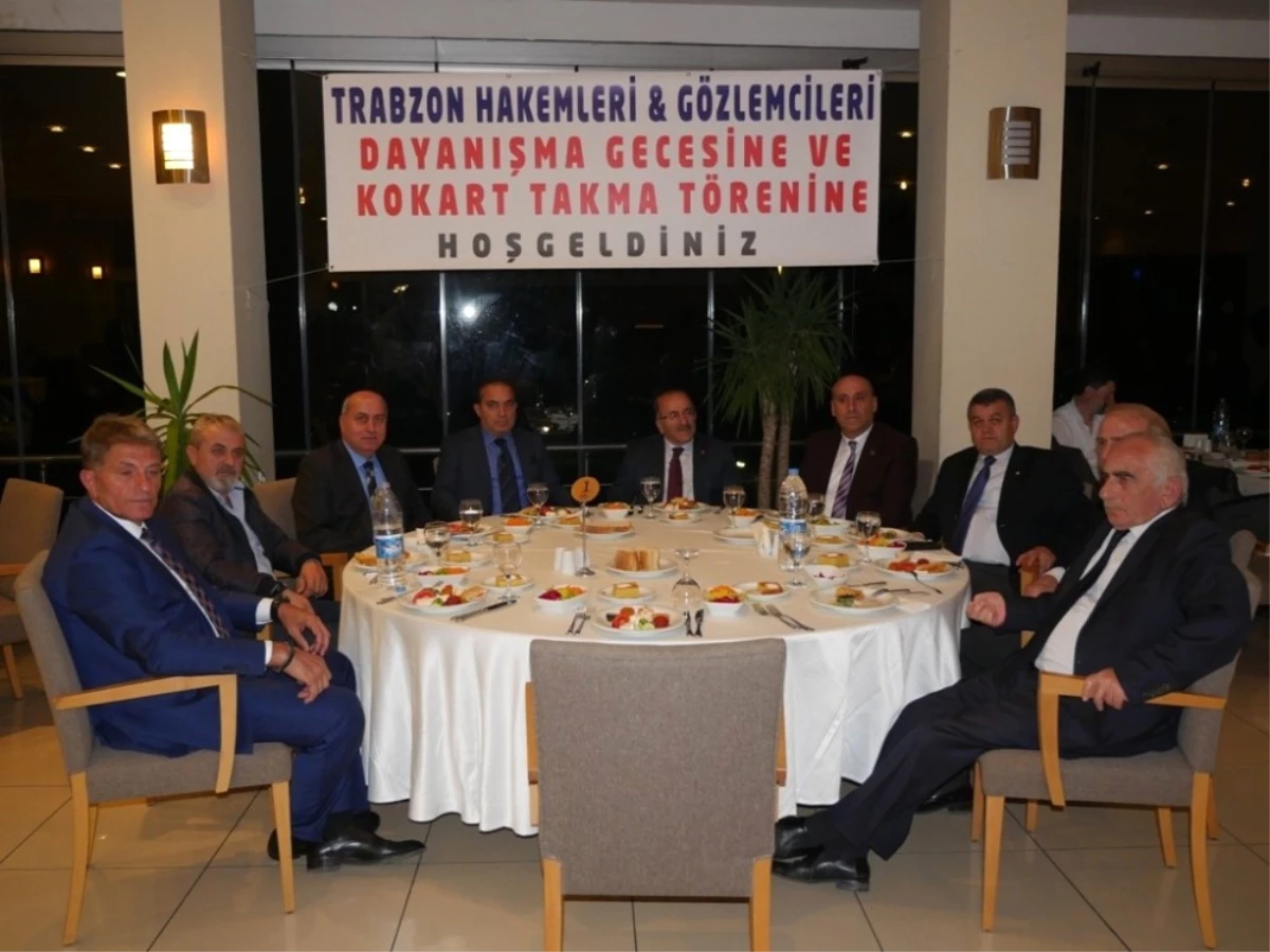 Trabzon\'da İl Hakemliğine Terfi Eden 30 Hakeme Kokartları Verildi