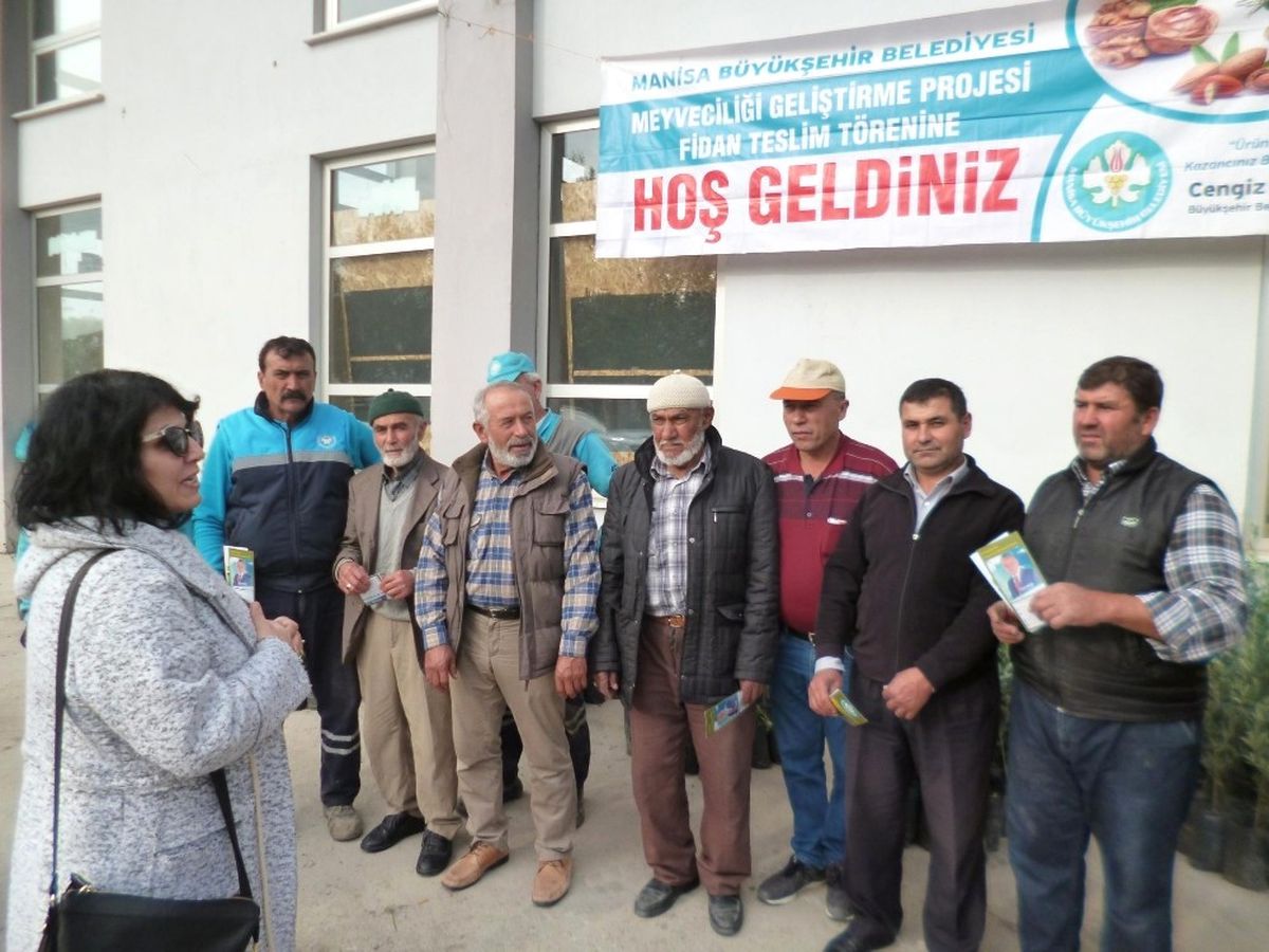 Üreticilere Zeytin Fidanı Desteği