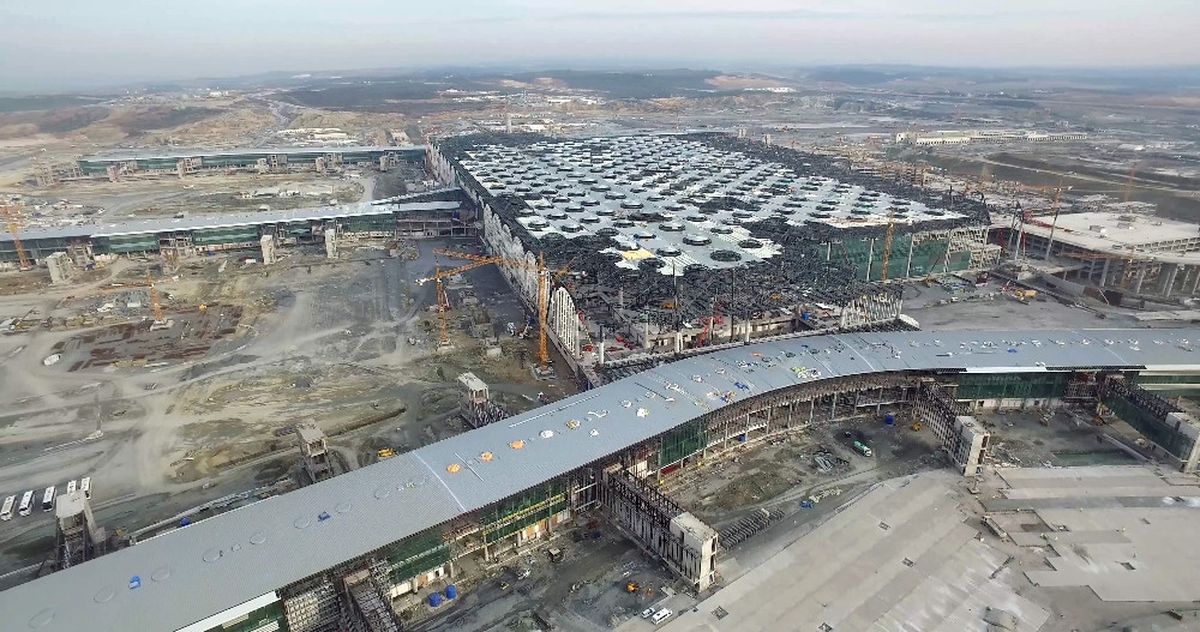 3. Havalimanı Ana Terminal Binası Büyük Oranda Tamam