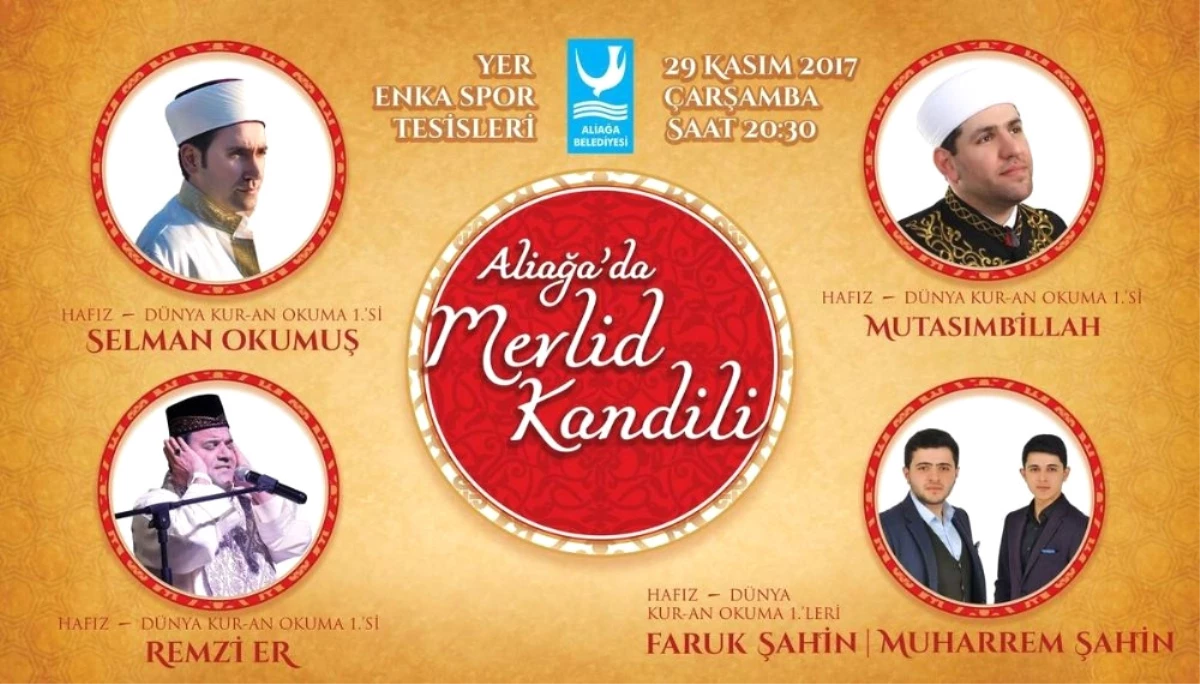 Aliağa Belediyesinden Mevlid Kandiline Özel Program